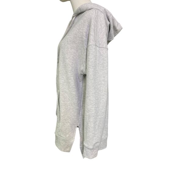 Yogalicious Cloud Plush Catalina Jacket Light Gray Zip Hoodie Size S Cozy - Picture 3 of 9